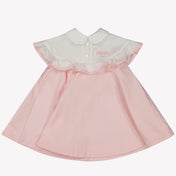 Fendi Baby Girls Dress In Light Pink