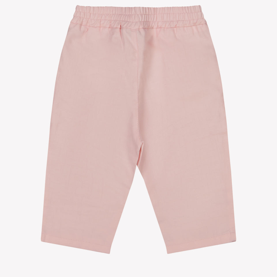 Fendi Baby Girls Trousers In Light Pink