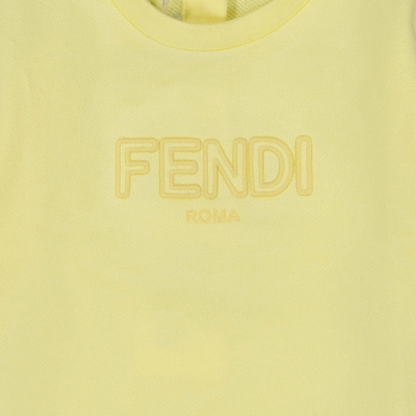 Fendi Baby Unisex Trui In Geel