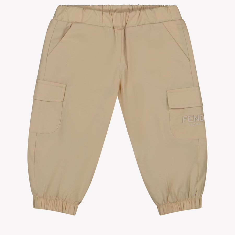 Fendi Baby Boys Trousers  Light Beige