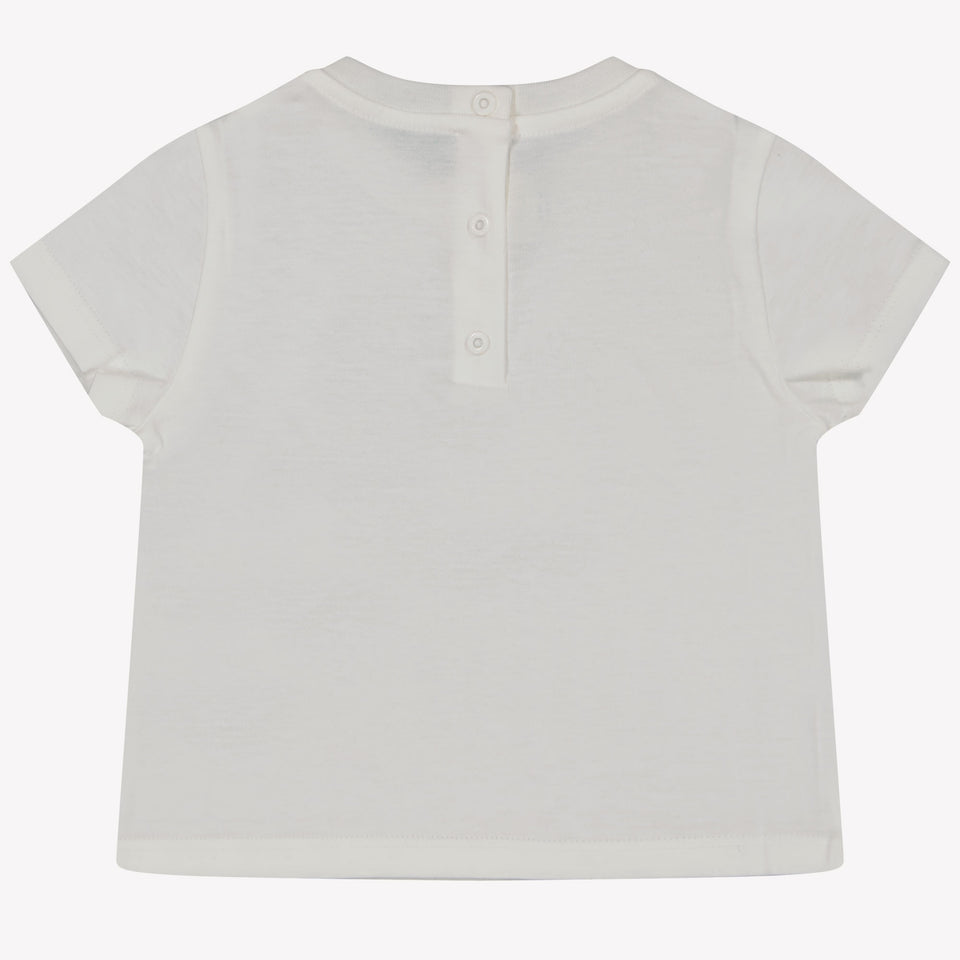 Fendi Baby Unisex T-Shirt in White