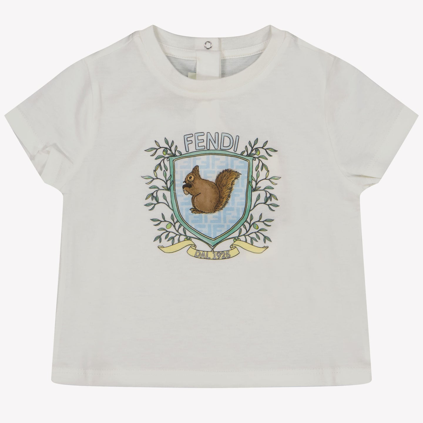 Fendi Baby Unisex T-Shirt in White