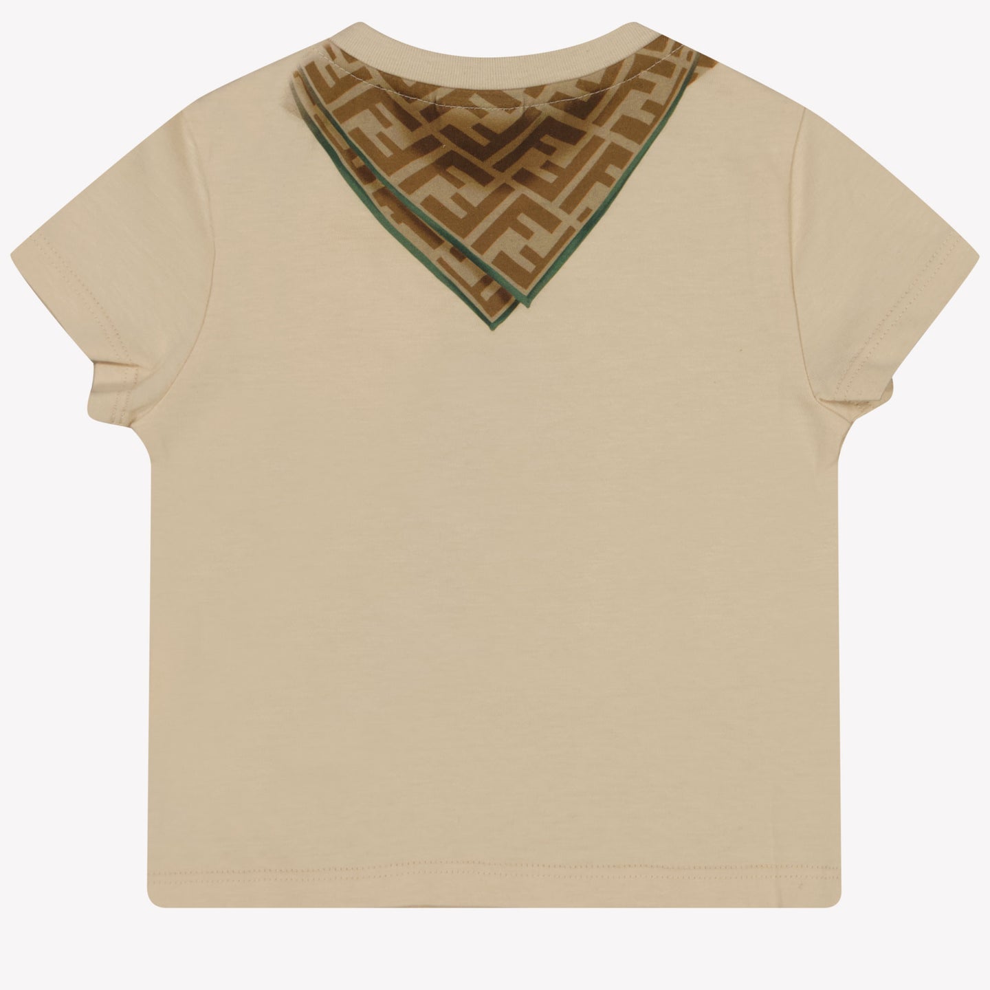 Fendi Baby Unisex T-Shirt in Beige