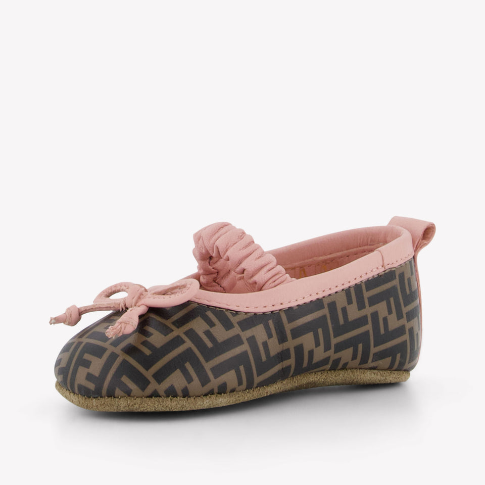 Fendi Baby Girls Shoes In Black