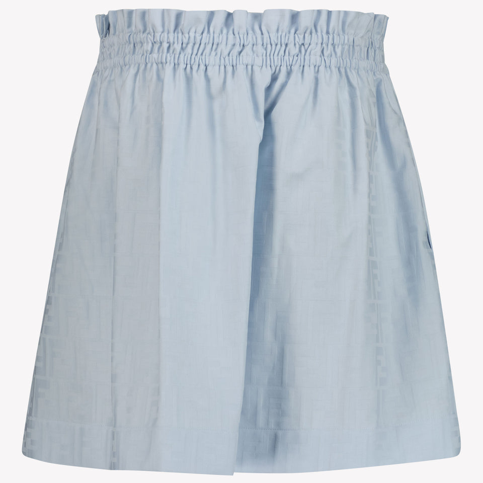 Fendi Kids Girls Skirt Light Blue