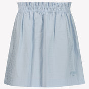 Fendi Kids Girls Skirt Light Blue