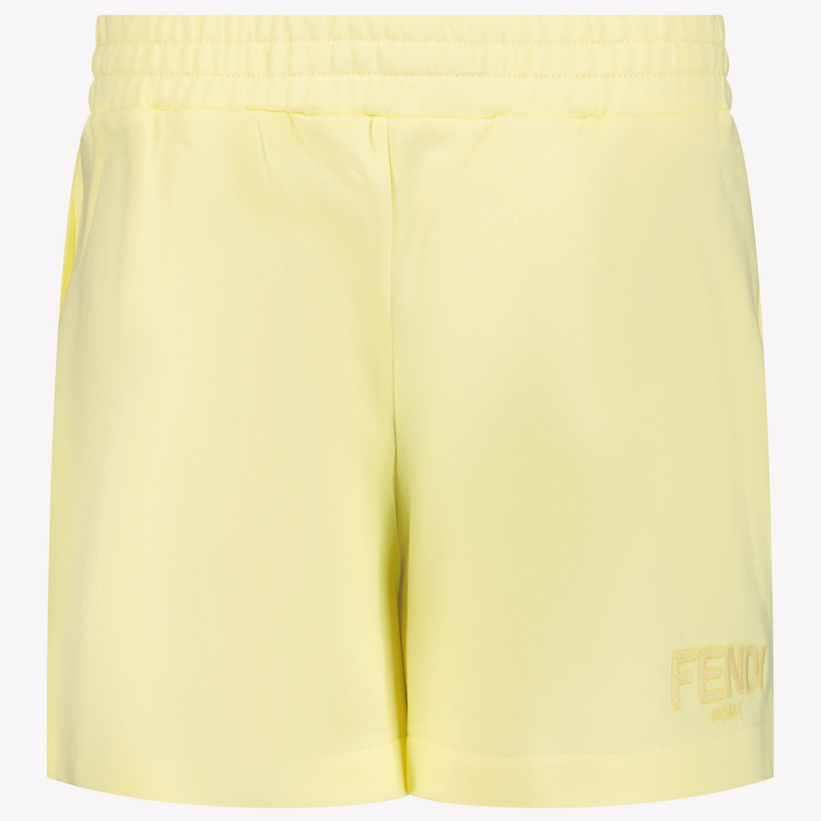 Fendi Kids Girls Shorts In Yellow