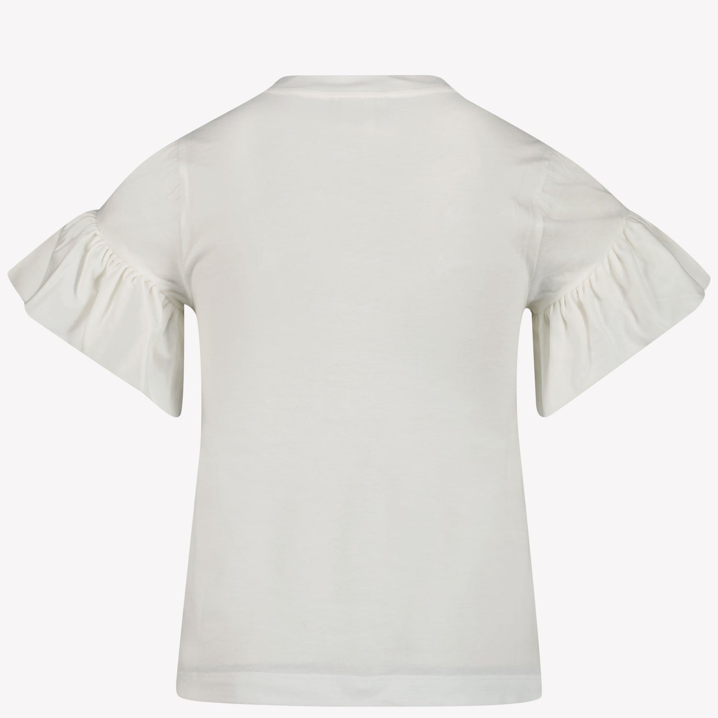 Fendi Kinder Meisjes T-Shirt In Wit