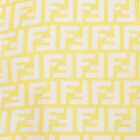 Fendi Kinder Meisjes T-Shirt In Geel
