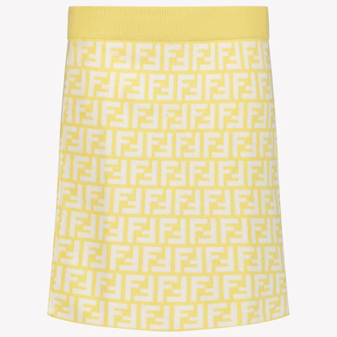 Fendi Kids Girls Skirt Yellow