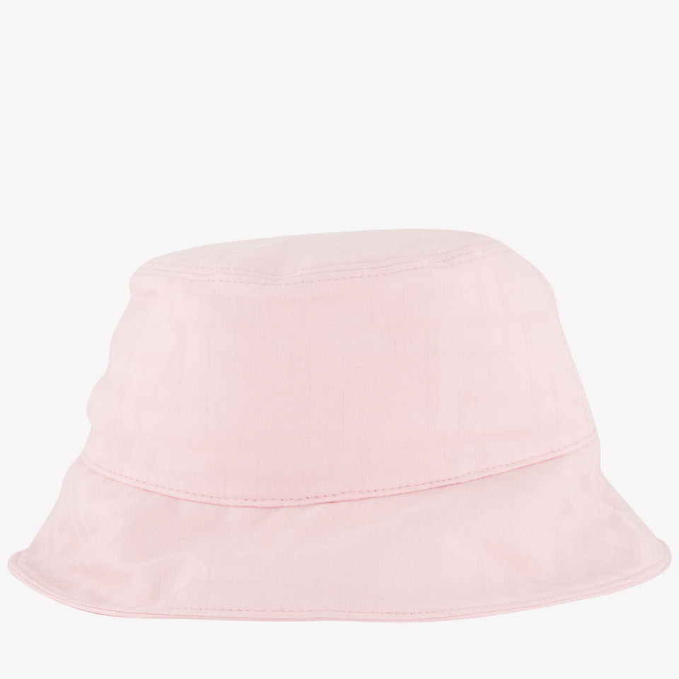 Fendi Kids Girls Hat in Light Pink