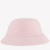 Fendi Kids Girls Hat in Light Pink