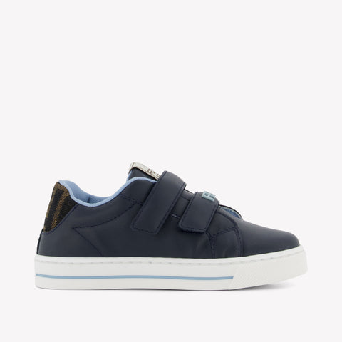 Fendi Unisex Sneakers  Navy