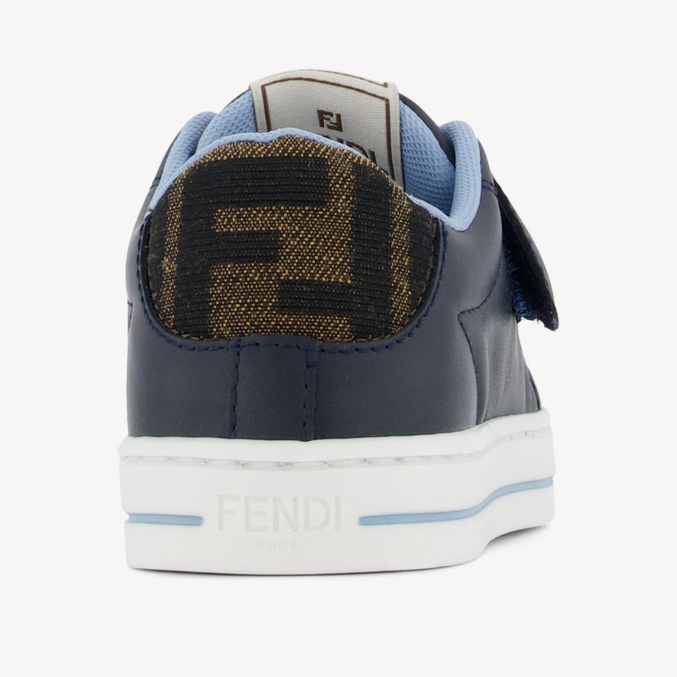 Fendi Unisex Sneakers in Navy