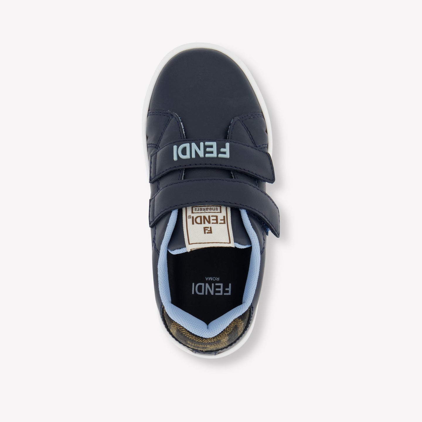 Fendi Unisex Sneakers In Navy