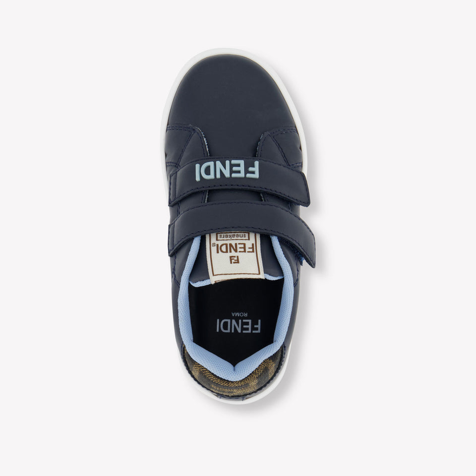 Fendi Unisex Sneakers in Navy