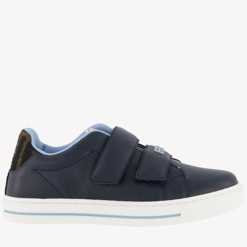 Fendi Unisex Sneakers  Navy