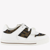 Fendi Unisex Sneakers In Wit