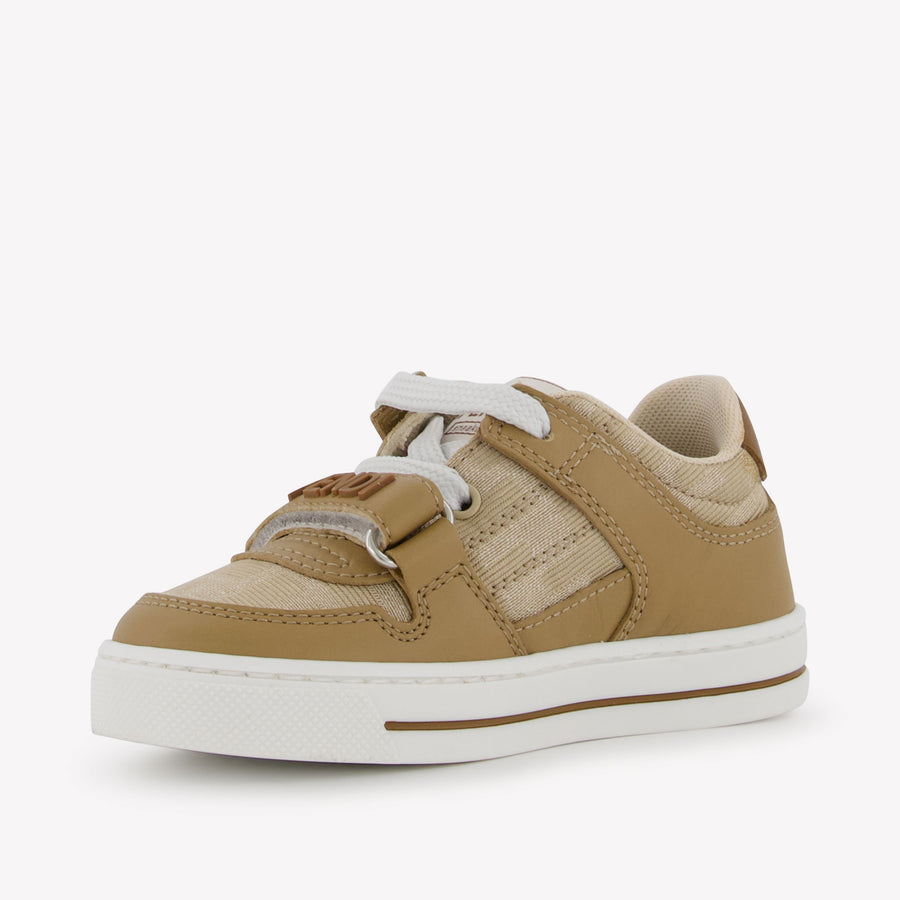 Fendi Unisex Sneakers  Beige