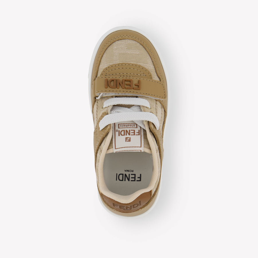 Fendi Unisex Sneakers  Beige