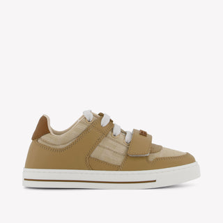 Fendi Unisex Sneakers In Beige