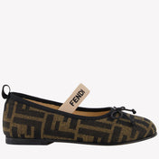 Fendi Meisjes Schoenen In Bruin