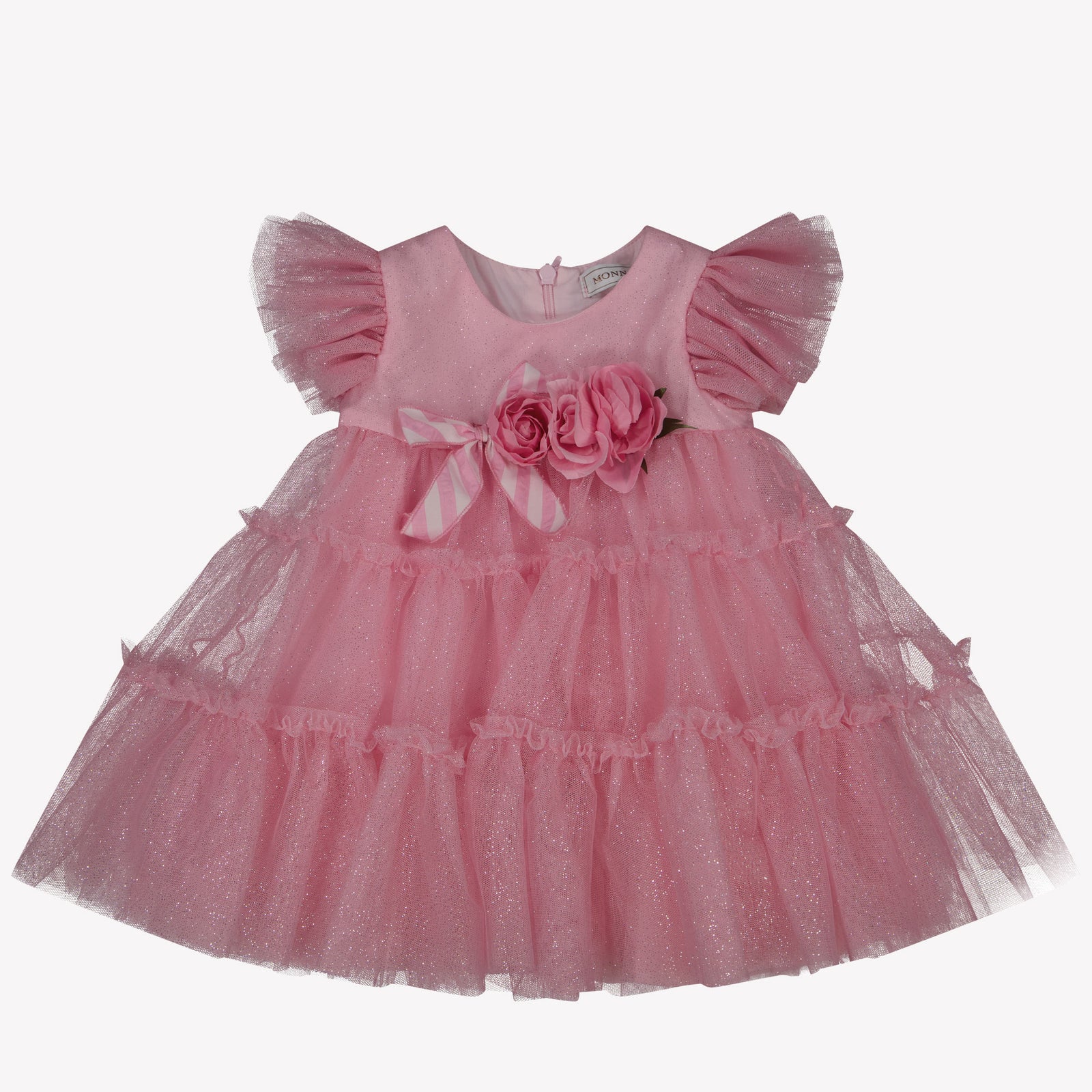 MonnaLisa Baby Girls Dress In Light Pink