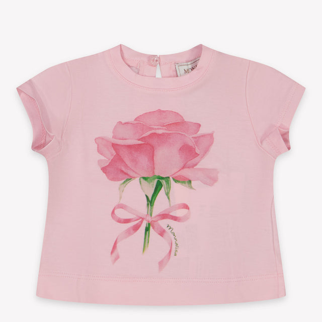 MonnaLisa Baby Girls T-Shirt in Light Pink