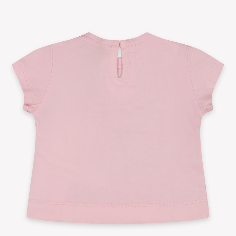 MonnaLisa Baby Girls T-Shirt in Light Pink