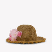 MonnaLisa Kids Girls Hat in Camel