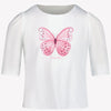 Monnalisa Kids Girls  T-Shirt Light Pink