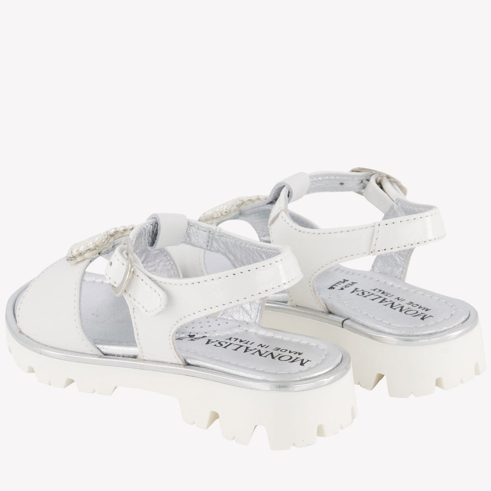 MonnaLisa Girls Sandals In White