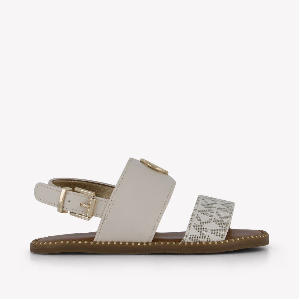 Michael Kors Jagger Maxson Girls Sandals In OffWhite