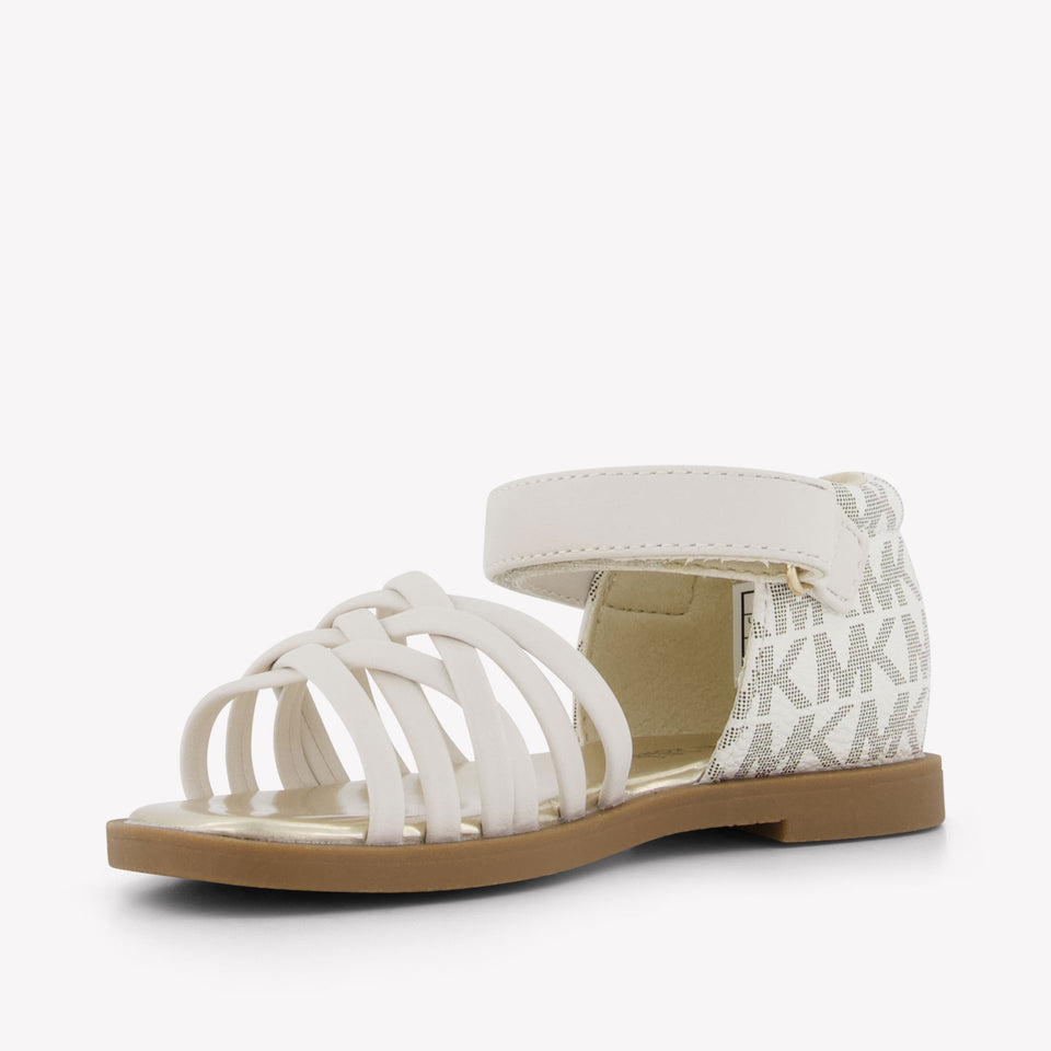 Michael Kors Jensyn Girls Sandals In OffWhite