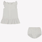 Chloe Baby Girls Dress In White