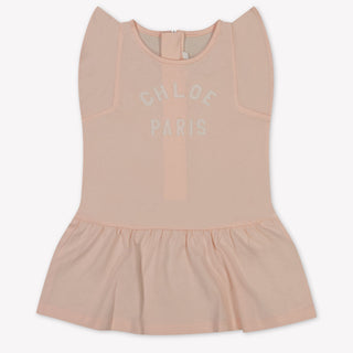 Chloe Baby Meisjes Jurk In Licht Roze