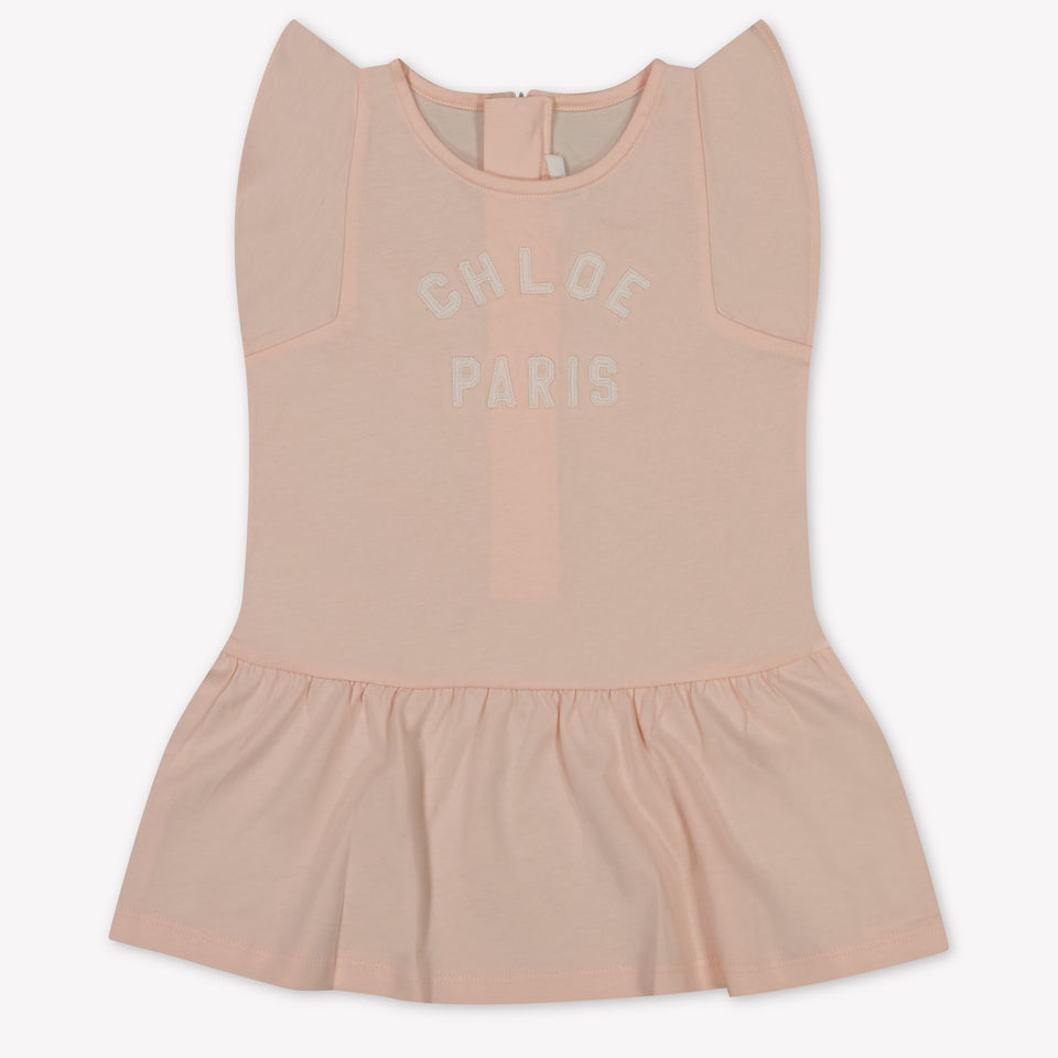 Chloe Baby Girls Dress In Light Pink