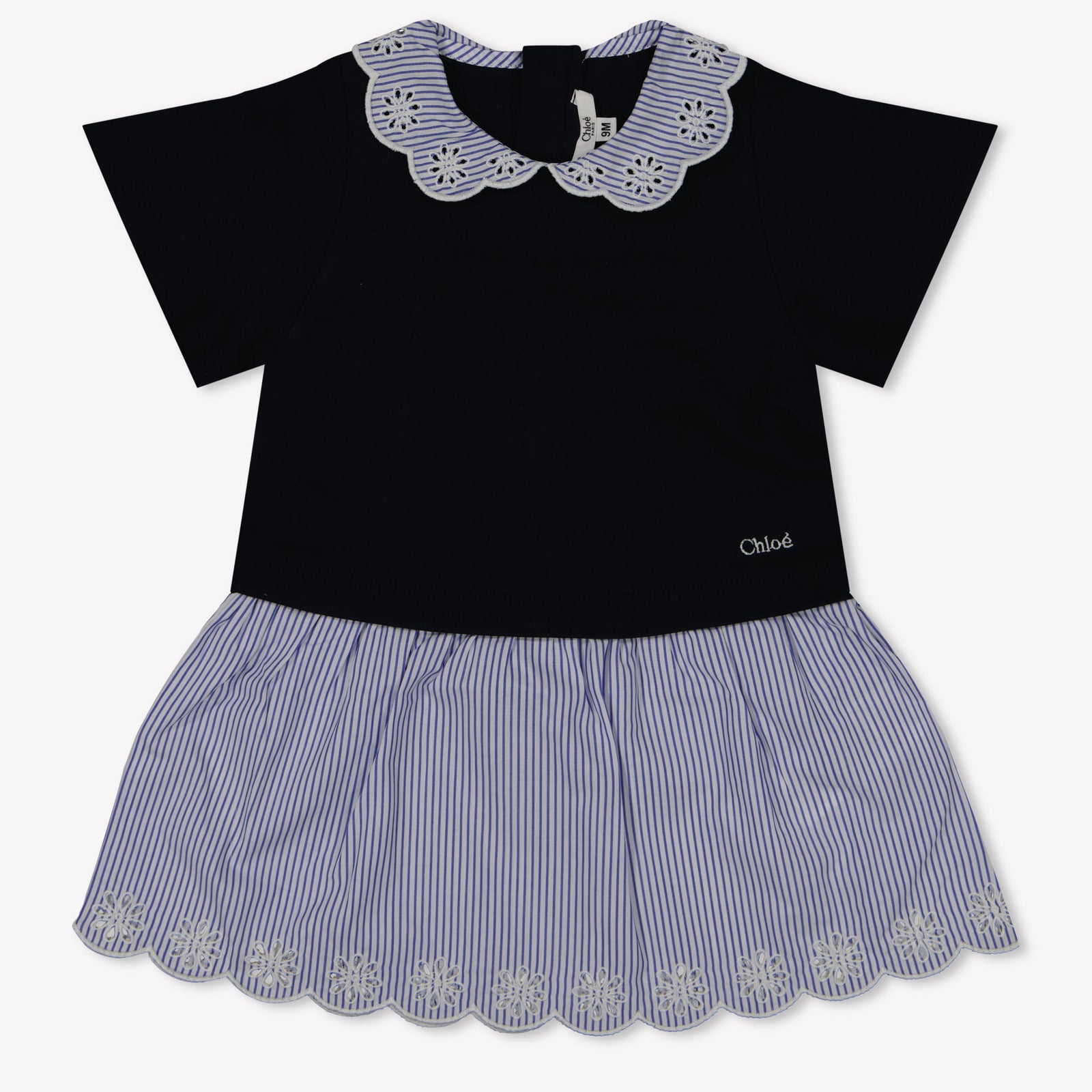 Chloe Baby Girls Dress In Navy