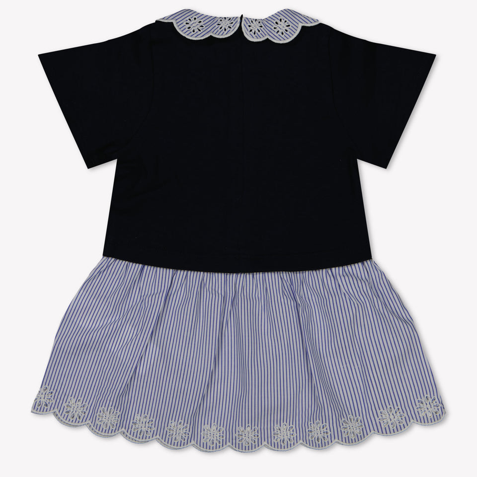 Chloe Baby Meisjes Jurk In Navy