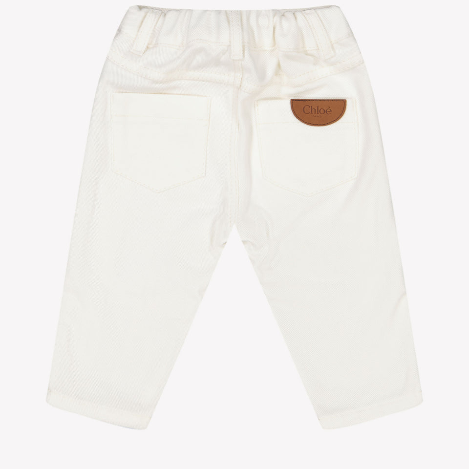 Chloe Baby Meisjes Broek In Off White