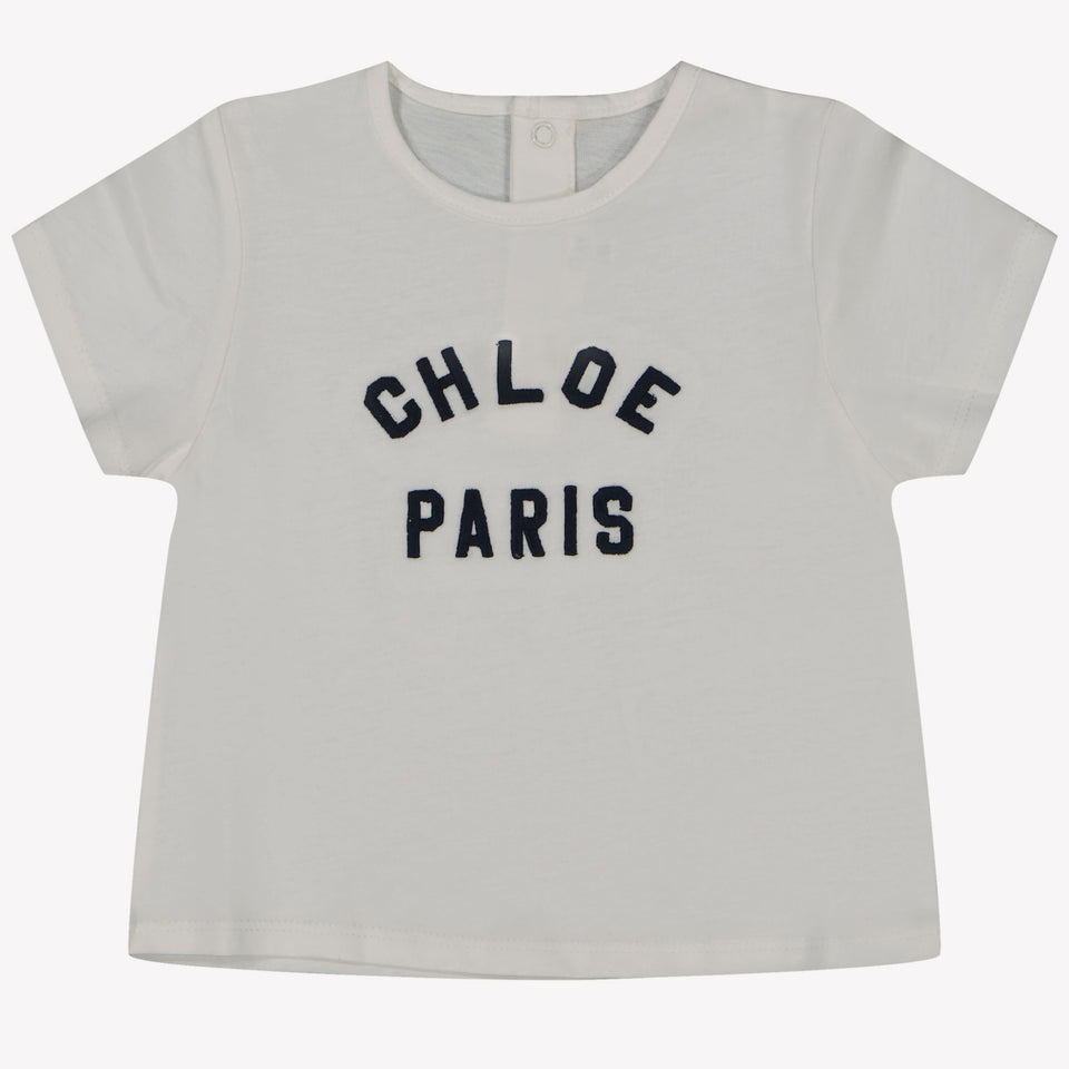 Chloe Baby Girls T-Shirt in White