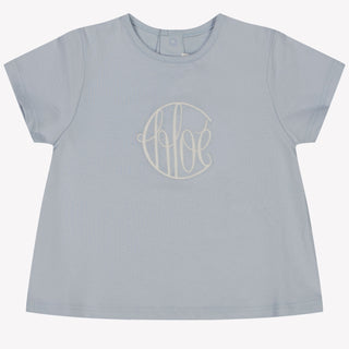 Chloe Baby Meisjes T-Shirt In Licht Blauw