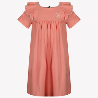 Chloe Kids Girls Dress Coral