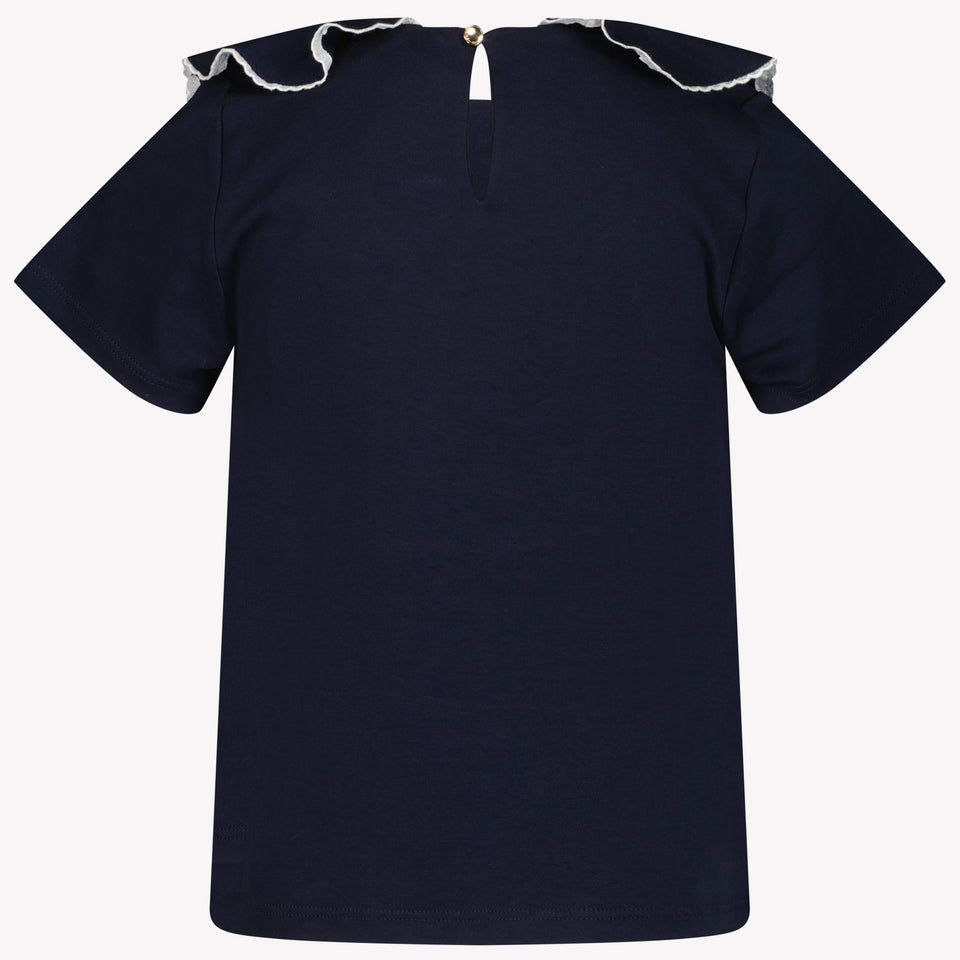 Chloe Kinder Meisjes T-Shirt In Navy