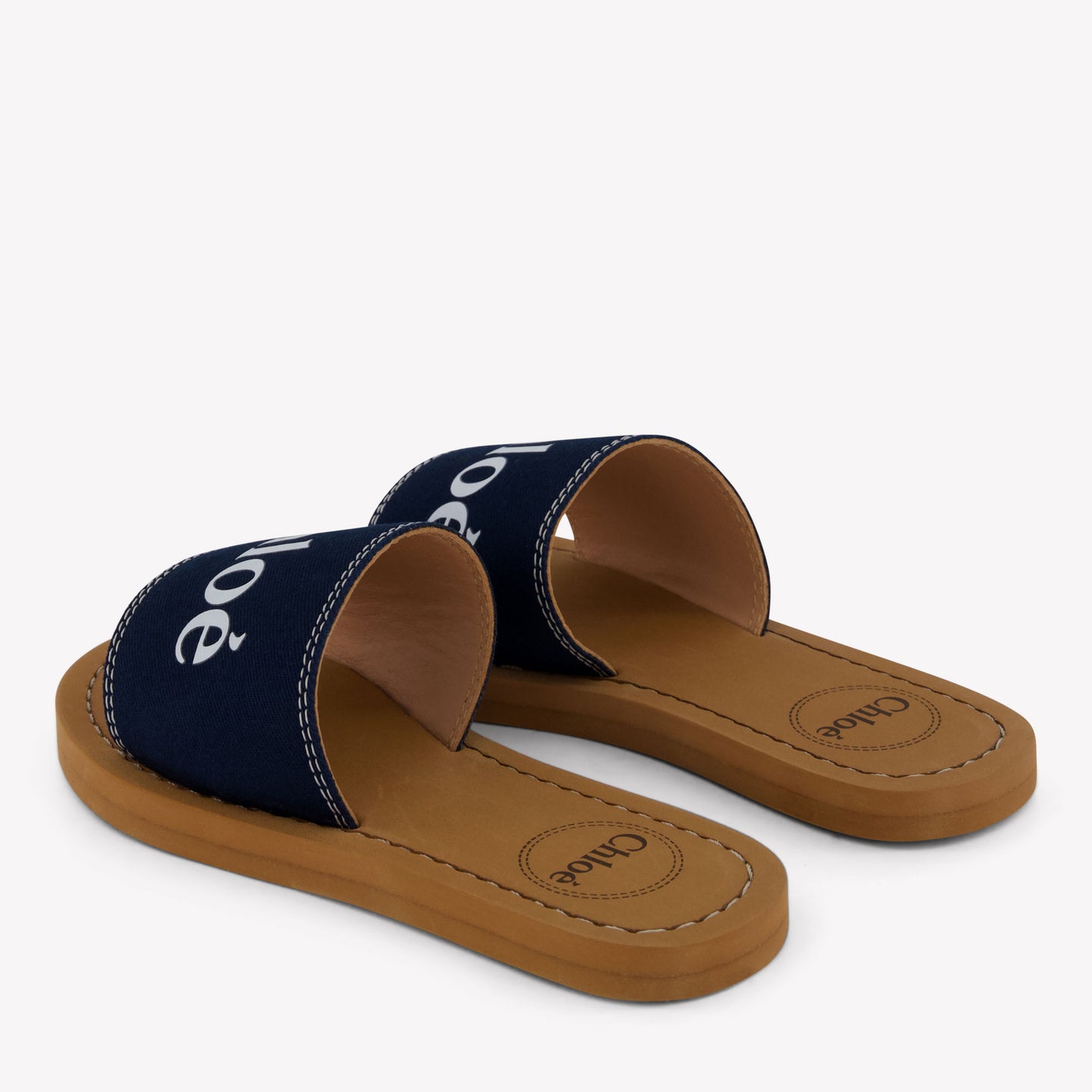 Chloe Meisjes Slippers In Navy