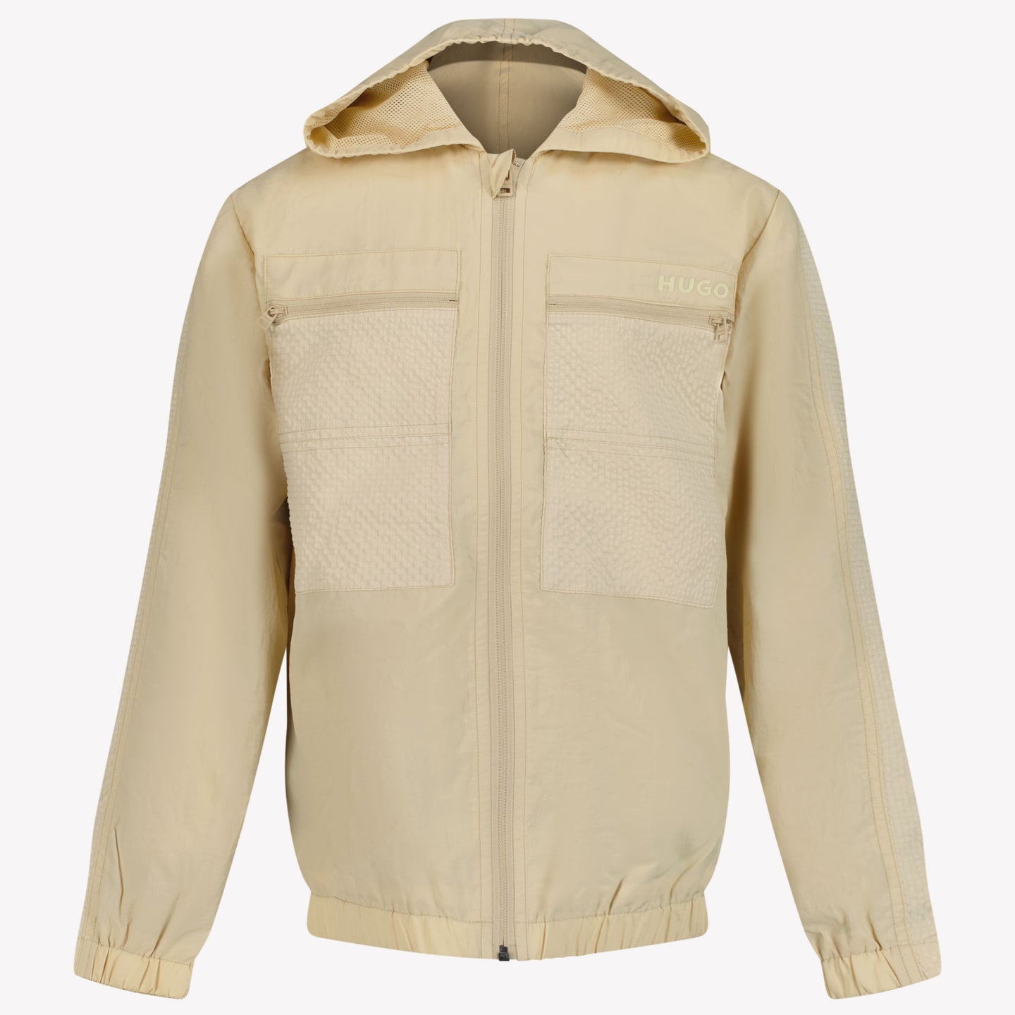 HUGO Kinder Jongens Zomerjas In Licht Beige