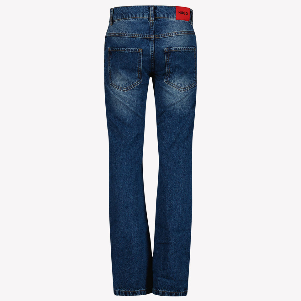 HUGO Kinder Jongens Jeans In Blauw