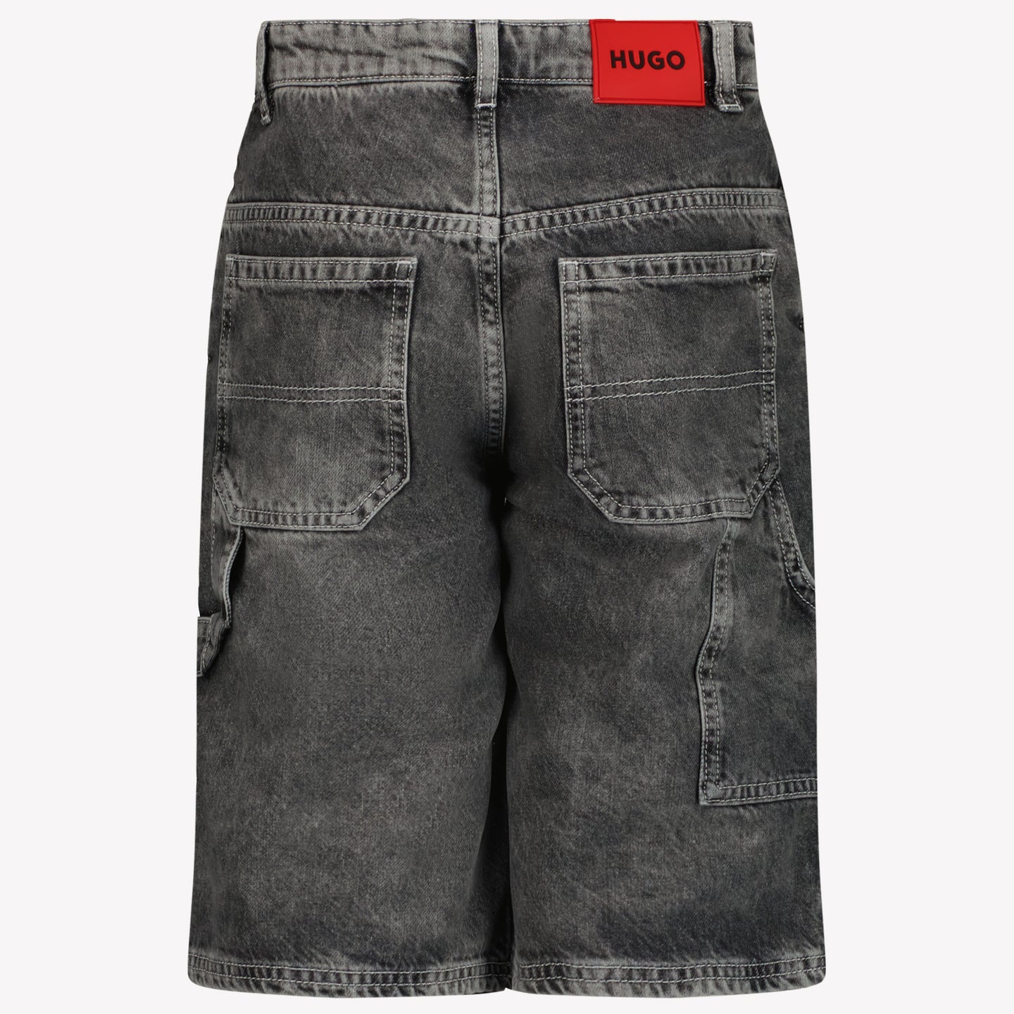 HUGO Kinder Jongens Shorts In Donker Grijs