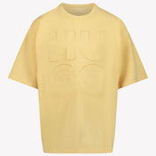 HUGO Kids Boys T-Shirt in Yellow