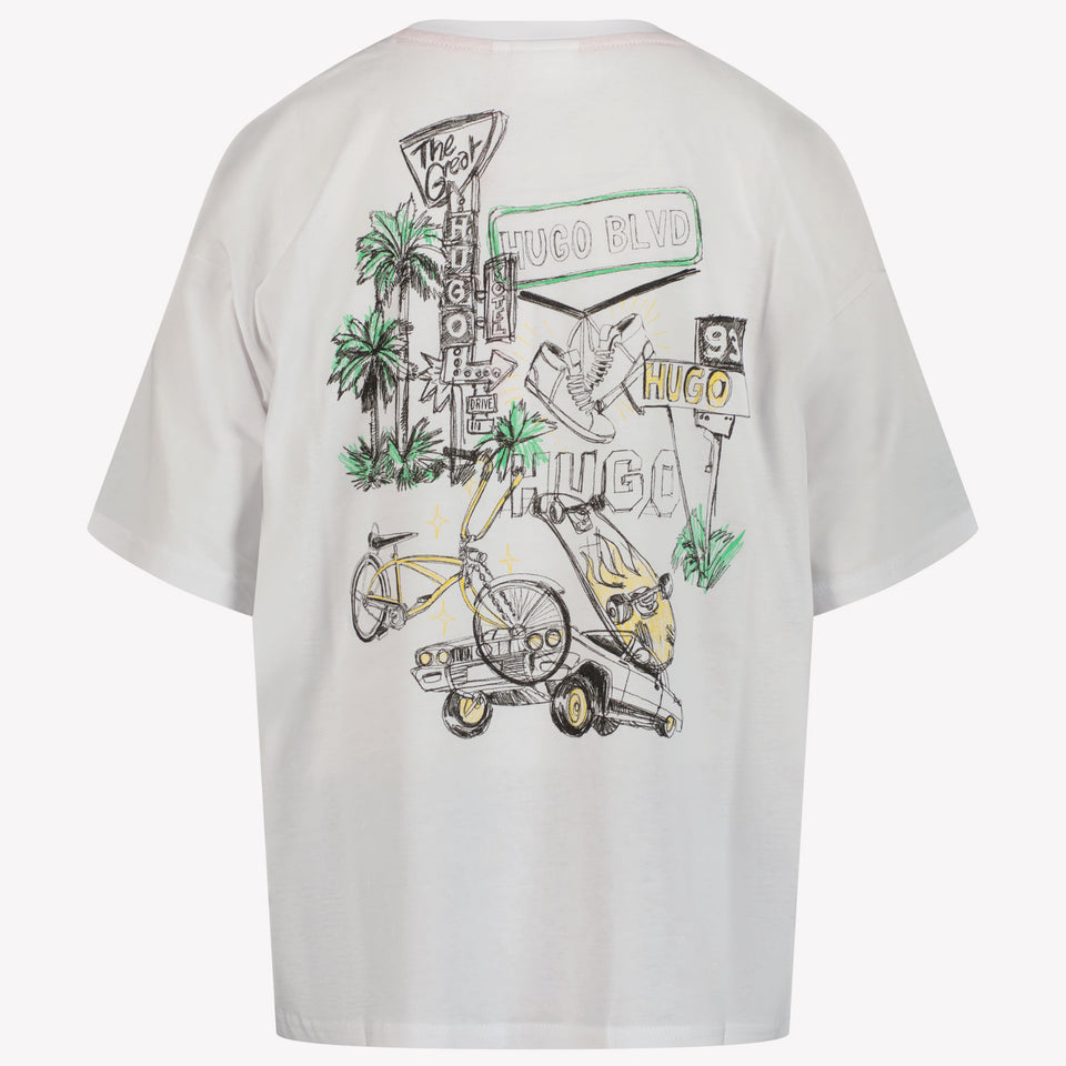 HUGO Kids Boys T-Shirt in White